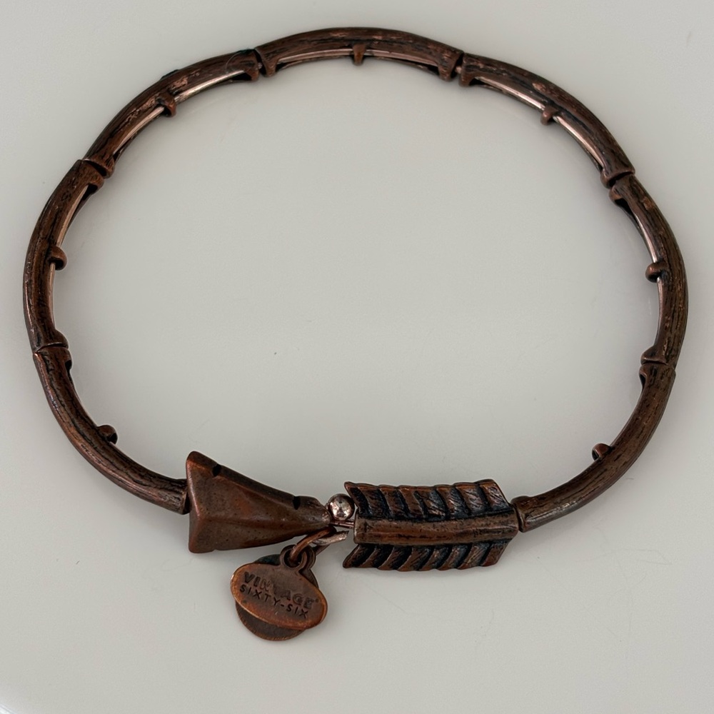 ALEX AND ANI  Copper tone Arrow Bracelet